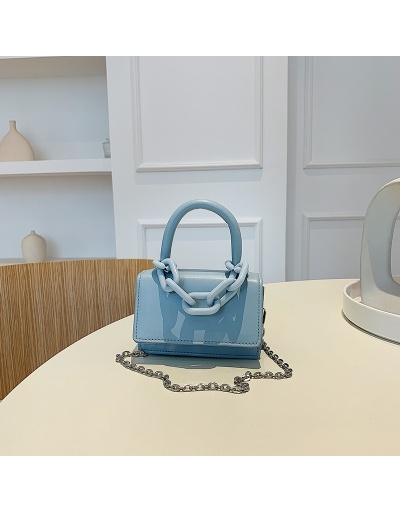 Replica  PU Pure Color Chain Women's Small Square Bag #800977 $10.86 USD for Wholesale