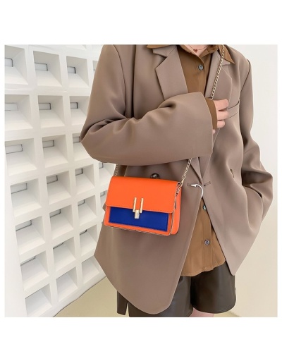 Replica  Fashion Contrast Color Patchwork PU Shoulder Bags #800990 $12.35 USD for Wholesale