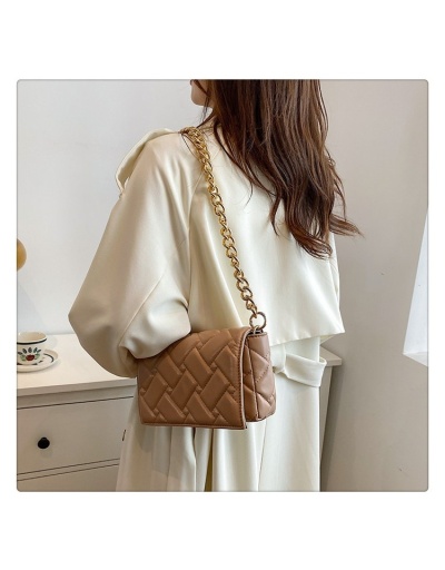 Replica Ladies Solid Hasp Chain Shoulder Bags #800992 $34.38 USD for Wholesale