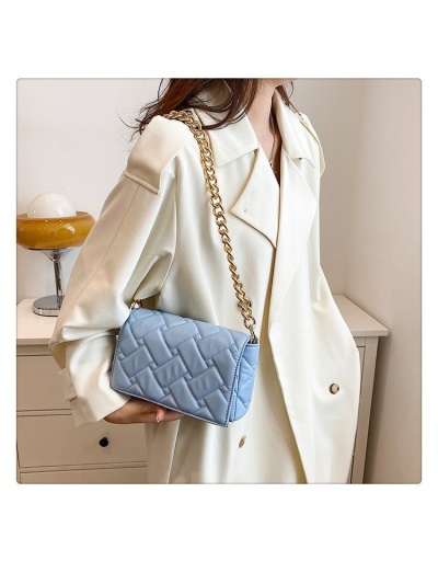 Replica Ladies Solid Hasp Chain Shoulder Bags #800992 $34.38 USD for Wholesale