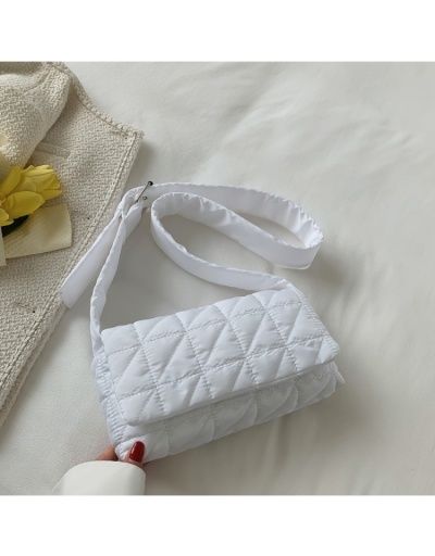  Simple Pure Color Rhombus Lattice Shoulder Bags #801000 $12.60 USD, Wholesale Fashion Shoulder Bags