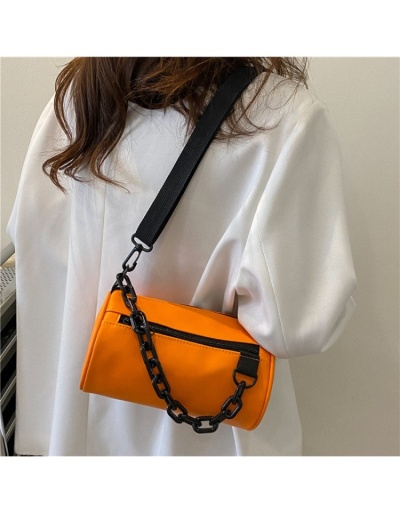 Replica  Casual New Solid Color Chain PU Shoulder Bags #801001 $20.30 USD for Wholesale