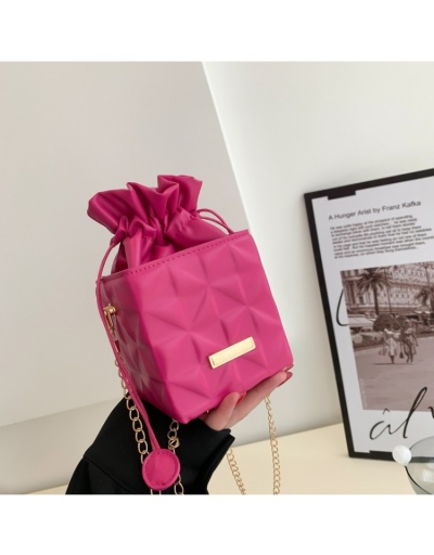 Replica  PU Fashion Pure Color Women's Messenger Bag #801009 $13.85 USD for Wholesale