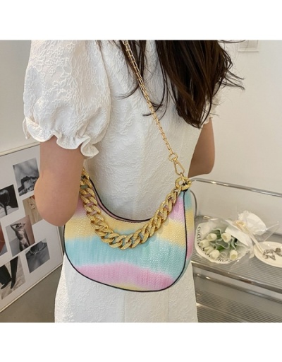 Replica Women Chain Contrast Color Shoulder Bags #801011 $10.80 USD for Wholesale