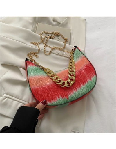 Replica Women Chain Contrast Color Shoulder Bags #801011 $10.80 USD for Wholesale