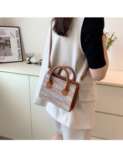 Replica  Fashion Plaid Simple Square Bags #801012 $19.60 USD for Wholesale