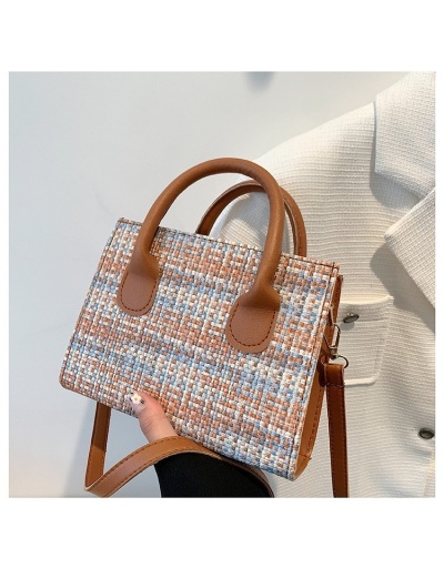 Replica  Fashion Plaid Simple Square Bags #801012 $19.60 USD for Wholesale