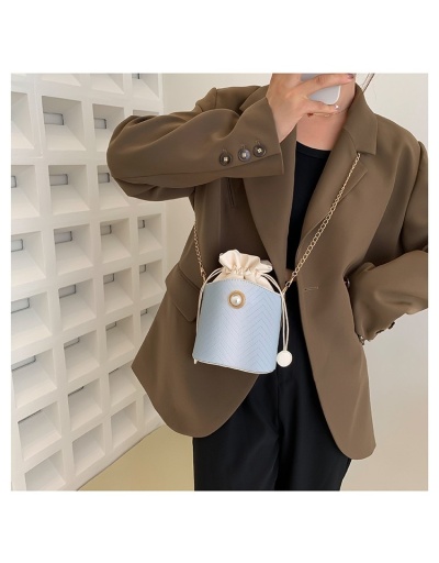 Replica  Women's PU Chain Gradient Color Bucket Bag #801014 $13.75 USD for Wholesale