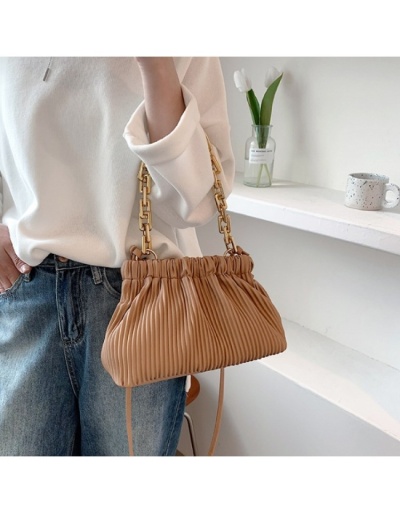 Replica  Fashion PU Ruched Chain Women's Square Bag #801015 $16.59 USD for Wholesale