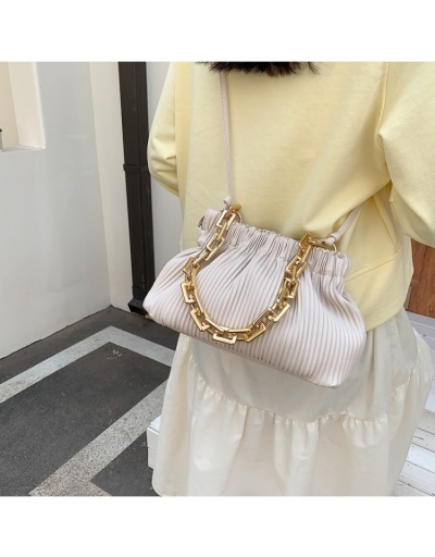 Replica  Fashion PU Ruched Chain Women's Square Bag #801015 $16.59 USD for Wholesale