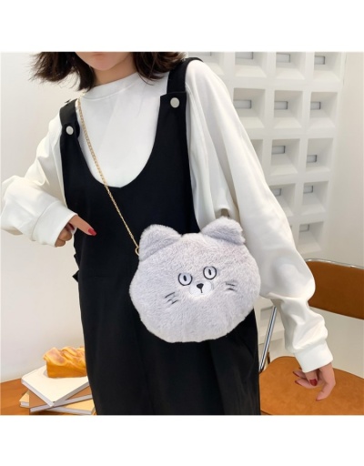 Cute Fluffy Cat Chain Shoulder Bags #801016 $9.10 USD, Wholesale Fashion Shoulder Bags