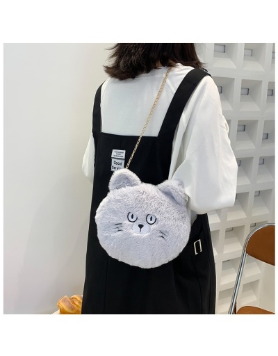 Replica Cute Fluffy Cat Chain Shoulder Bags #801016 $9.10 USD for Wholesale