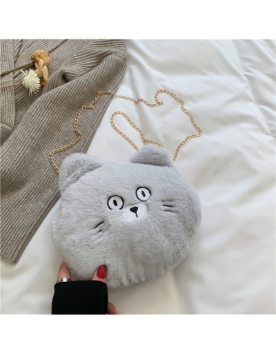 Replica Cute Fluffy Cat Chain Shoulder Bags #801016 $9.10 USD for Wholesale