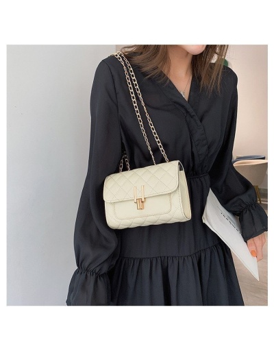 Replica Korean Fashion Solid Color Chain Small Bag #801017 $14.70 USD for Wholesale