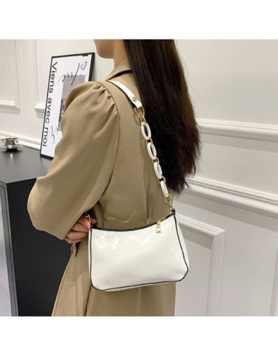 Replica  Korean Style Chain Patchwork One Shoulder Bag #801022 $8.40 USD for Wholesale