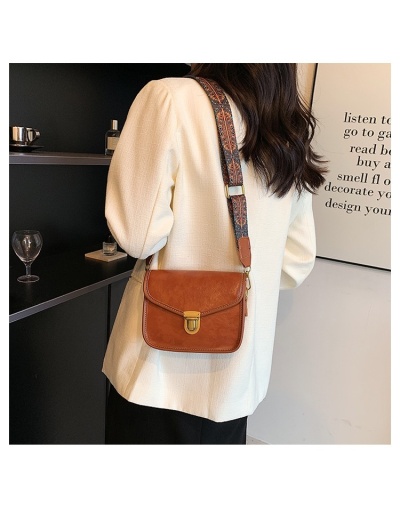 Replica Retro Simple Brown Ladies Shoulder Bags #801026 $22.75 USD for Wholesale