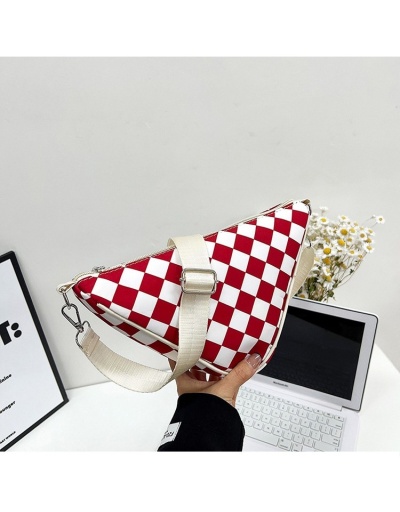 Summer Fashion Plaid Pattern  Messenger Shoulder Bag #801027 $11.48 USD, Wholesale Fashion Shoulder Bags