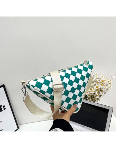 Replica Summer Fashion Plaid Pattern  Messenger Shoulder Bag #801027 $11.48 USD for Wholesale