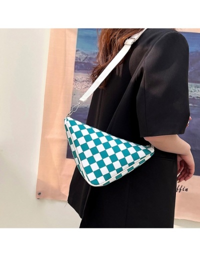 Replica Summer Fashion Plaid Pattern  Messenger Shoulder Bag #801027 $11.48 USD for Wholesale