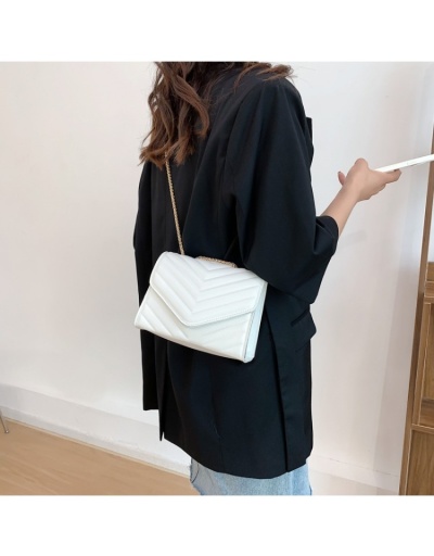 Replica  Trendy PU Pure Color Chain One Shoulder Bag #801032 $19.38 USD for Wholesale