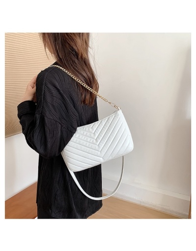 Replica Ladies Pure Color Chain Shoulder Bags #801040 $17.55 USD for Wholesale