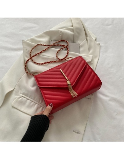 Replica  Fashion PU Pure Color Tassel One Shoulder Bag #801045 $27.30 USD for Wholesale