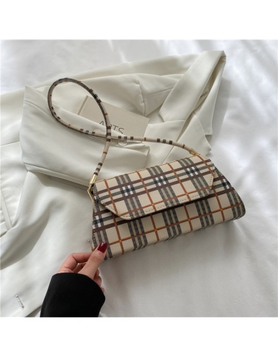  PU Plaid Popular Contrast Color Armpits Bag #801053 $17.24 USD, Wholesale Fashion Shoulder Bags