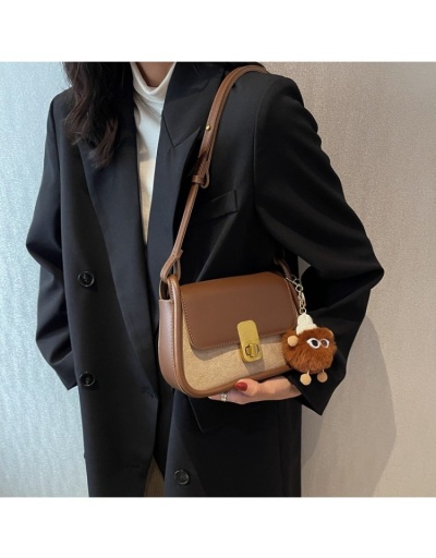 Replica  Fashion PU Contrast Color Shoulder Bag For Women #801063 $38.50 USD for Wholesale