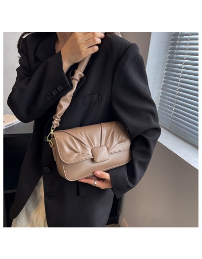 Ladies Ruched Solid Shoulder Bags #801069 $38.50 USD, Wholesale Fashion Shoulder Bags