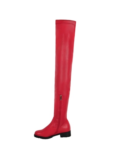 Replica  Fashion Pure Color Long Boots For Women #801085 $82.84 USD for Wholesale