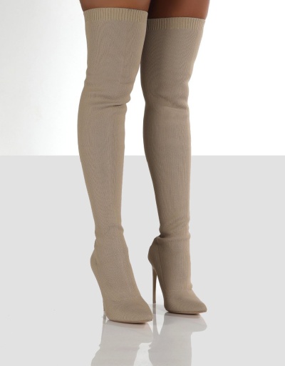 Fashionable Solid Thin Heels Over The Knee Boots #801087 $66.07 USD, Wholesale Fashion Boots