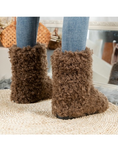 Replica Casual Winter Warmth Black Boots #801104 $38.71 USD for Wholesale