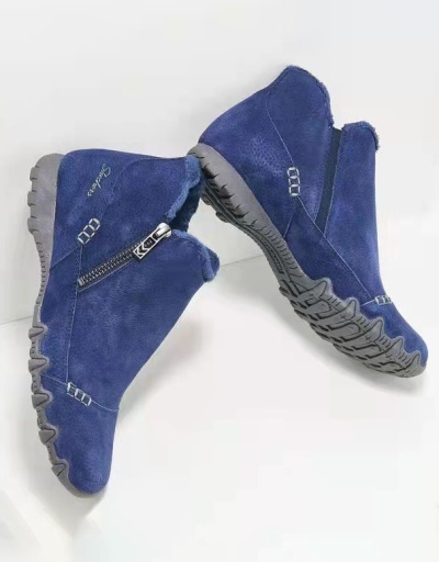 Replica Euramerican Style Vintage Cotton Snow Boots #801113 $44.23 USD for Wholesale