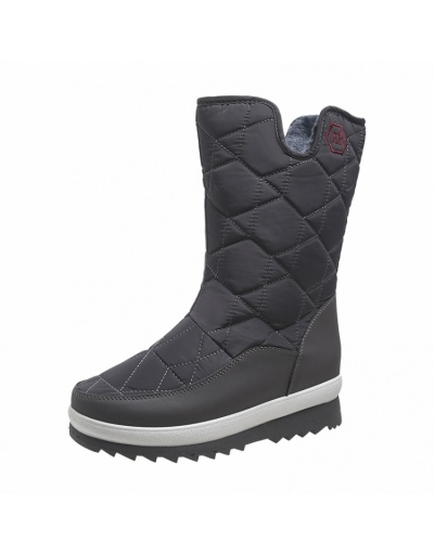 Replica  Pure Color Snow Boots For Women #801141 $76.71 USD for Wholesale