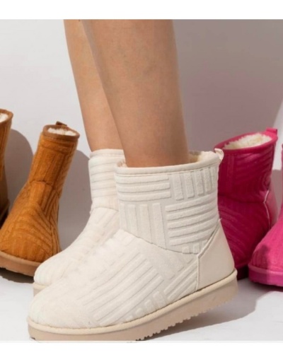 Replica Winter Cotton Solid Ankle Boots #801143 $61.13 USD for Wholesale