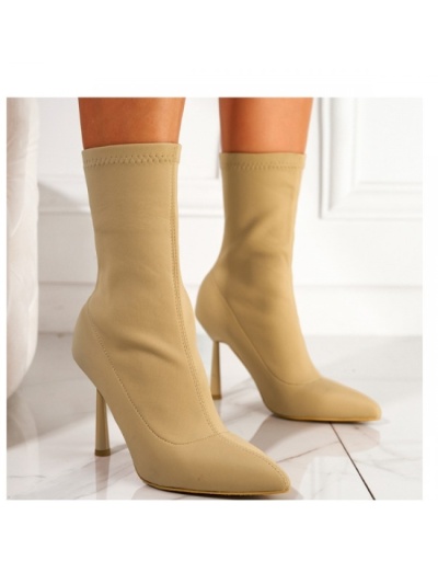 Replica Simple Solid Mid Calf  High Boots #801145 $84.20 USD for Wholesale