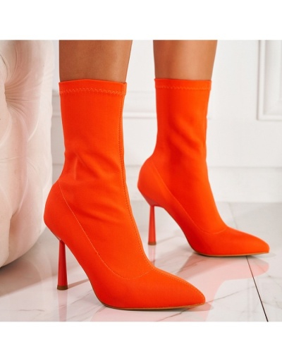 Replica Simple Solid Mid Calf  High Boots #801145 $84.20 USD for Wholesale