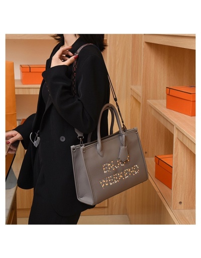 Replica  Niche Letter Large Capacity Tote Bag #801170 $58.88 USD for Wholesale