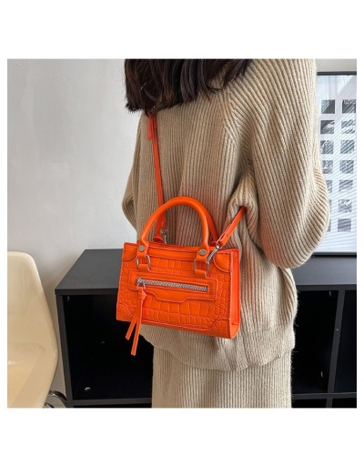 Replica Fashion  Stone Pattern Pure Color Shoulder Handbags #801177 $36.43 USD for Wholesale