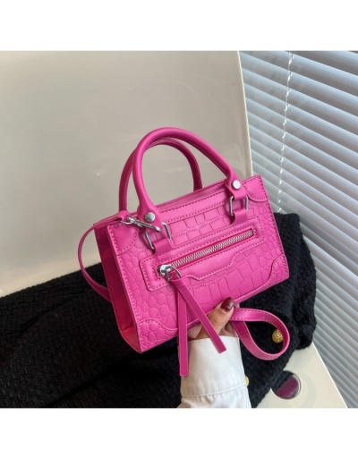 Replica Fashion  Stone Pattern Pure Color Shoulder Handbags #801177 $36.43 USD for Wholesale