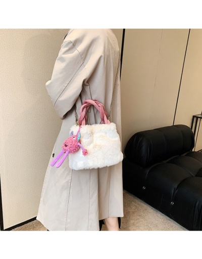 Replica  2022 Plush Fashion Shoulder Bags For Women #801185 $34.40 USD for Wholesale