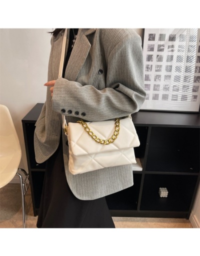 Replica  PU Pure Color Women's Shoulder Bag #801190 $32.43 USD for Wholesale