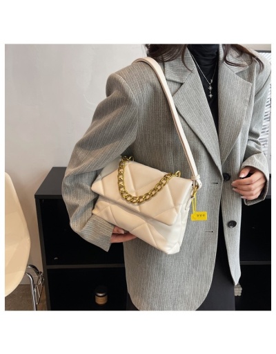 Replica  PU Pure Color Women's Shoulder Bag #801190 $32.43 USD for Wholesale