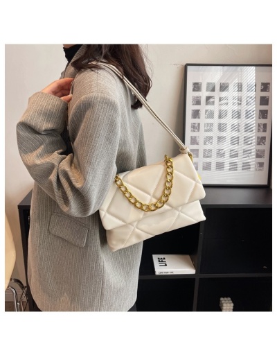 Replica  PU Pure Color Women's Shoulder Bag #801190 $32.43 USD for Wholesale