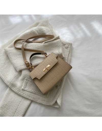 Replica Ladies White Alligator Print  Twist Lock   Shoulder Bags #801205 $18.85 USD for Wholesale