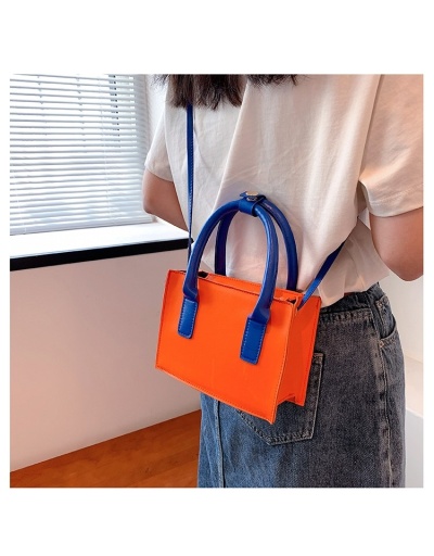 Replica  PU Contrast Color Shoulder Bag For Women #801209 $13.00 USD for Wholesale