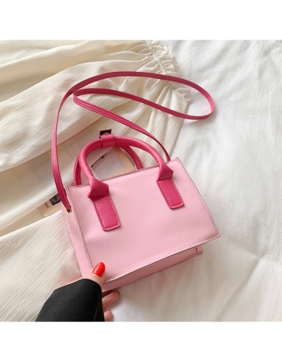 Replica  PU Contrast Color Shoulder Bag For Women #801209 $13.00 USD for Wholesale