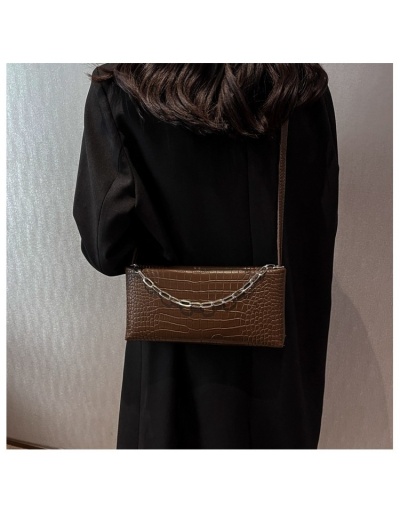 Replica Ladies Alligator Print  Black Shoulder Bags #801219 $30.63 USD for Wholesale