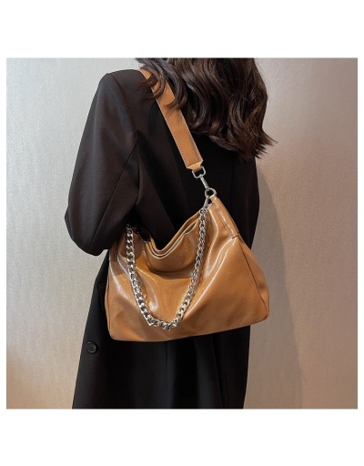 Replica  2022 PU Chain Large Capacity Tote Bag #801224 $39.15 USD for Wholesale