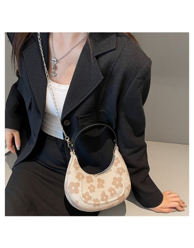 Replica Ladies Cute Flowers Chain Canvas Shoulder Bags #801228 $18.20 USD for Wholesale